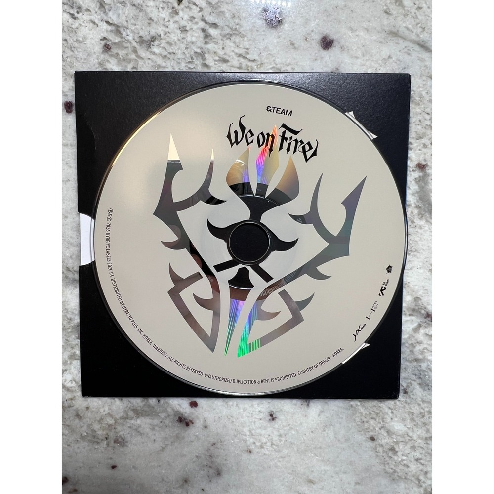 &TEAM EJ We On Fire 3rd EP Solo Edition Official Album Kpop CD Mini Poster - Picture 2 of 8